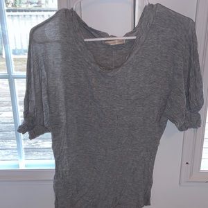 Medium U-Neck Short Sleeve Blouse